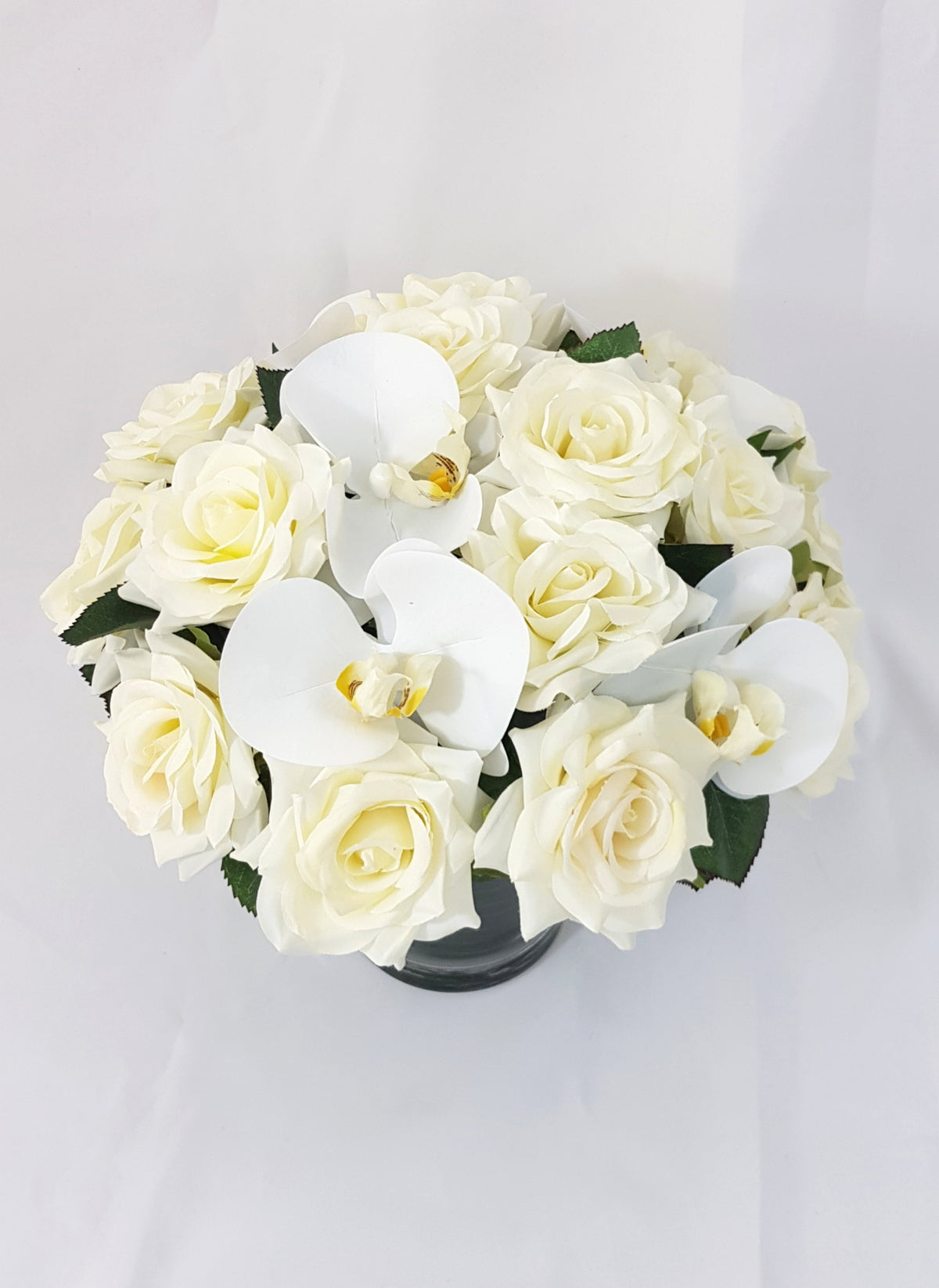 White Roses &amp; Cymbidium